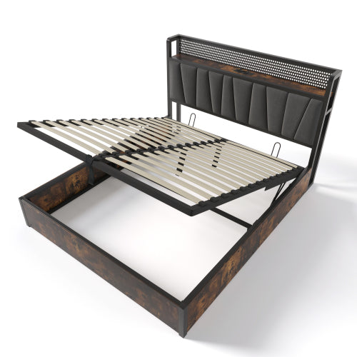 Doppelbett Aus Metall Mit Matratze