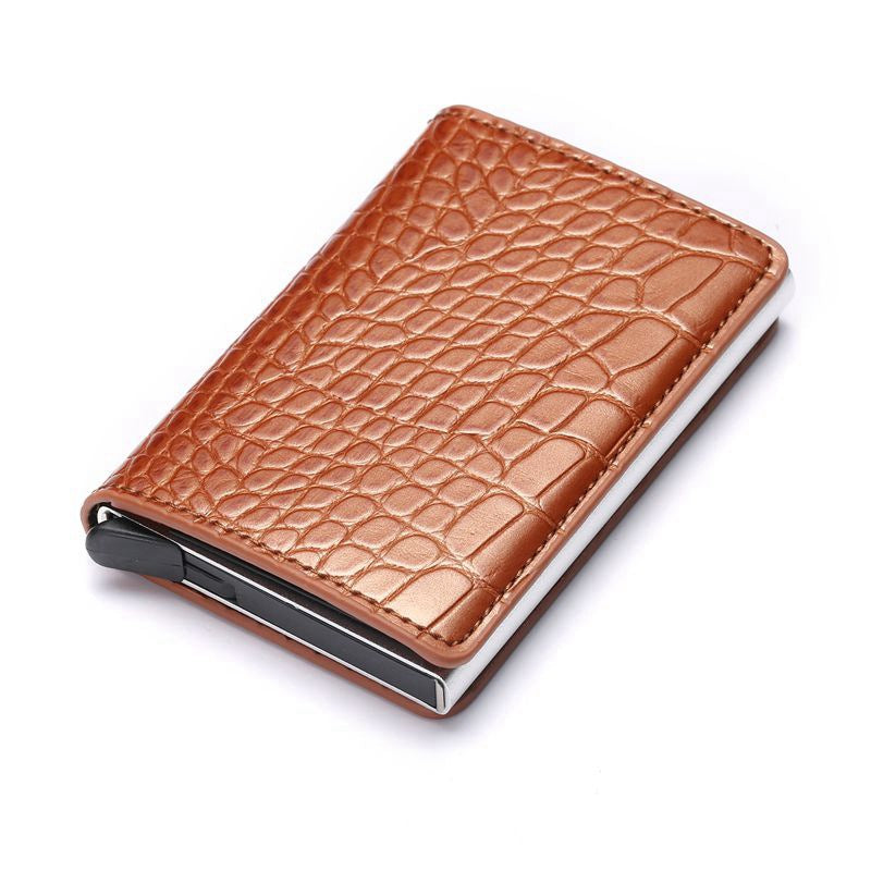 Pattern Wallet Metal Cartridge Automatically Pops Up