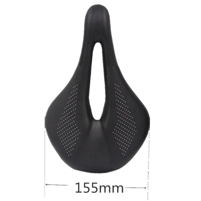 Full carbon Fiber and Leather Cushion Road Bike Mountain Bike Saddle