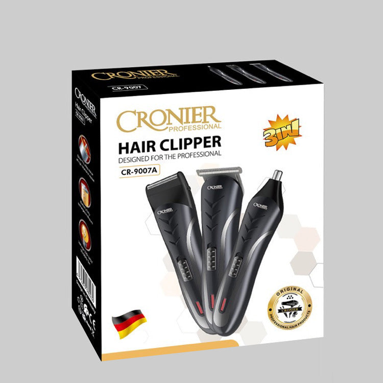 Three-in-one Electric Clipper Multi-function Razor Men's Razor Hair Clipper