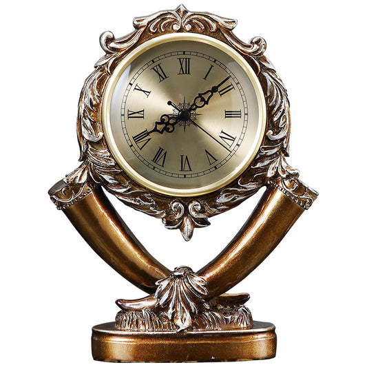 American Silent Pendulum Clock Desktop Clock Elephant Desk Clock