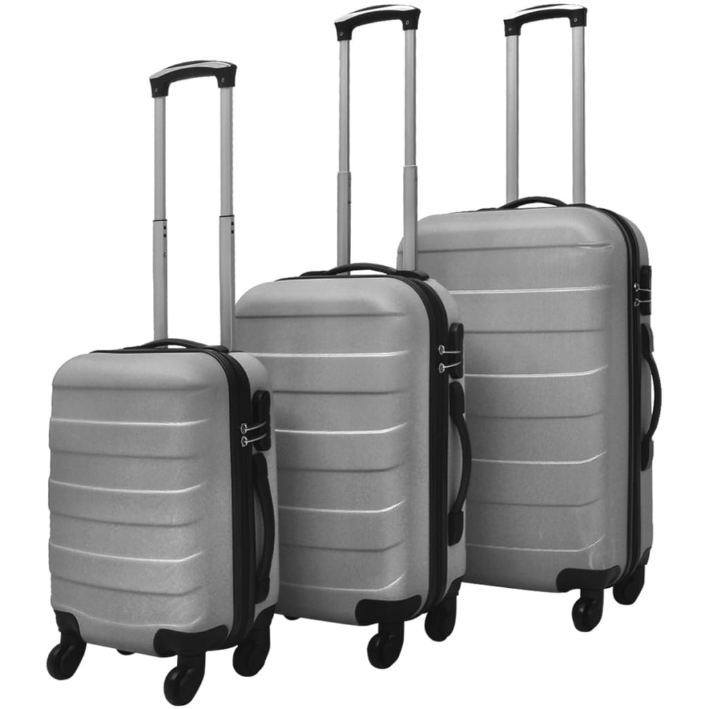 3-piece hard-shell suitcase set 45.5/55/66 cm 3-piece hard-shell suitcase set