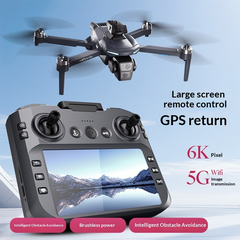 Cross-border XT606 Remote-Controlled Drone With Screen GPS And HD Camera