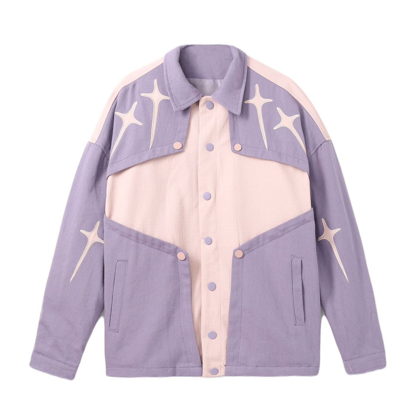 Loose Maychao Stitching Jacket Coat