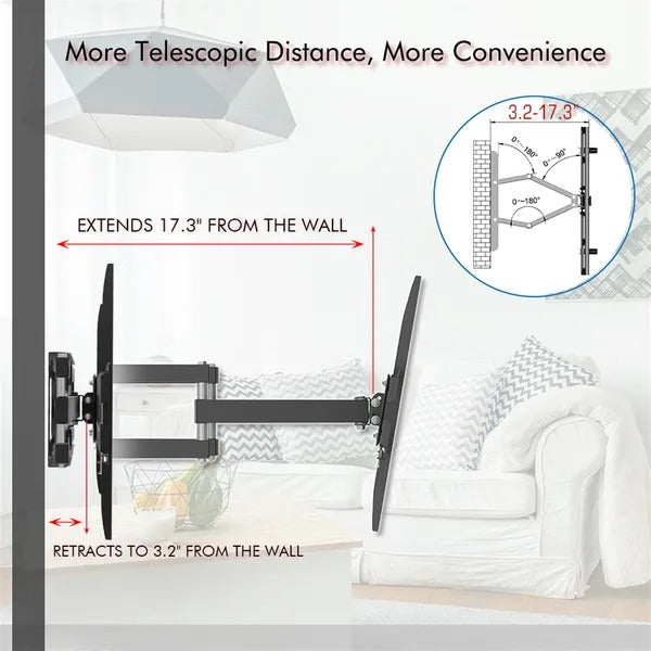 32-70 Inch Double Pendulum Large Base TV Stand Tmds-101 Bearing