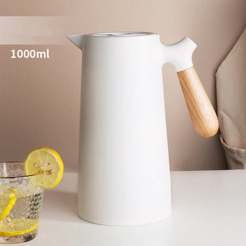 S''Dream Nordic Wood Handle Large Capacity Household Hot Water Kettle Stainless Steel Small