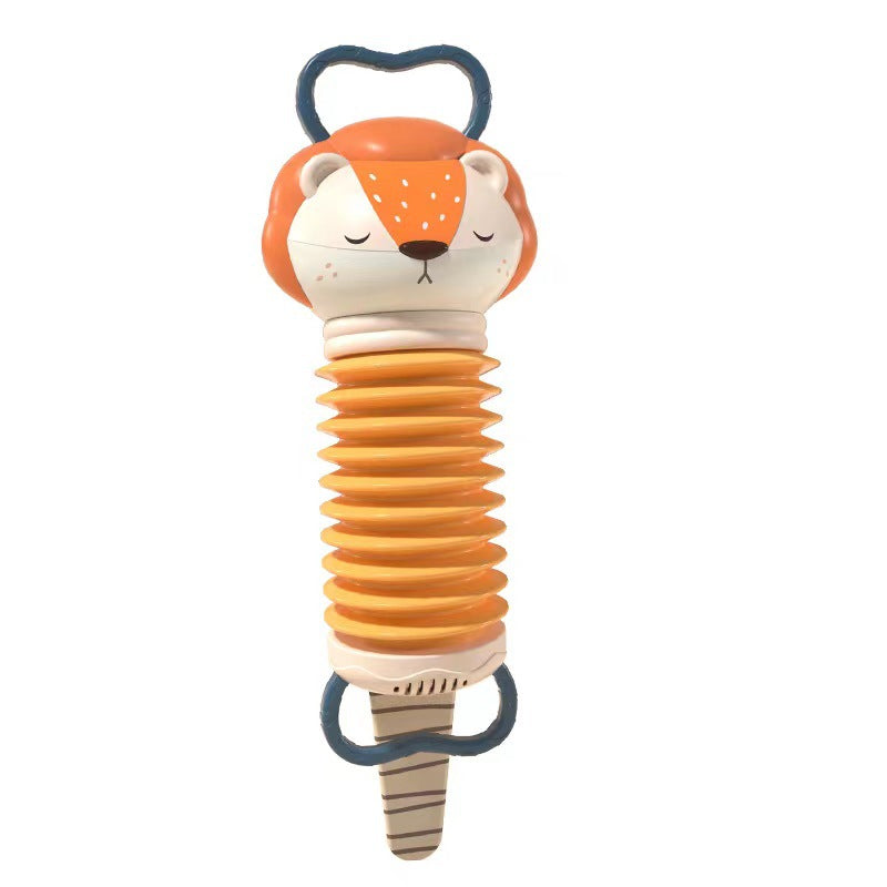 Animal Cartoon Baby Hand Pull Music Toy