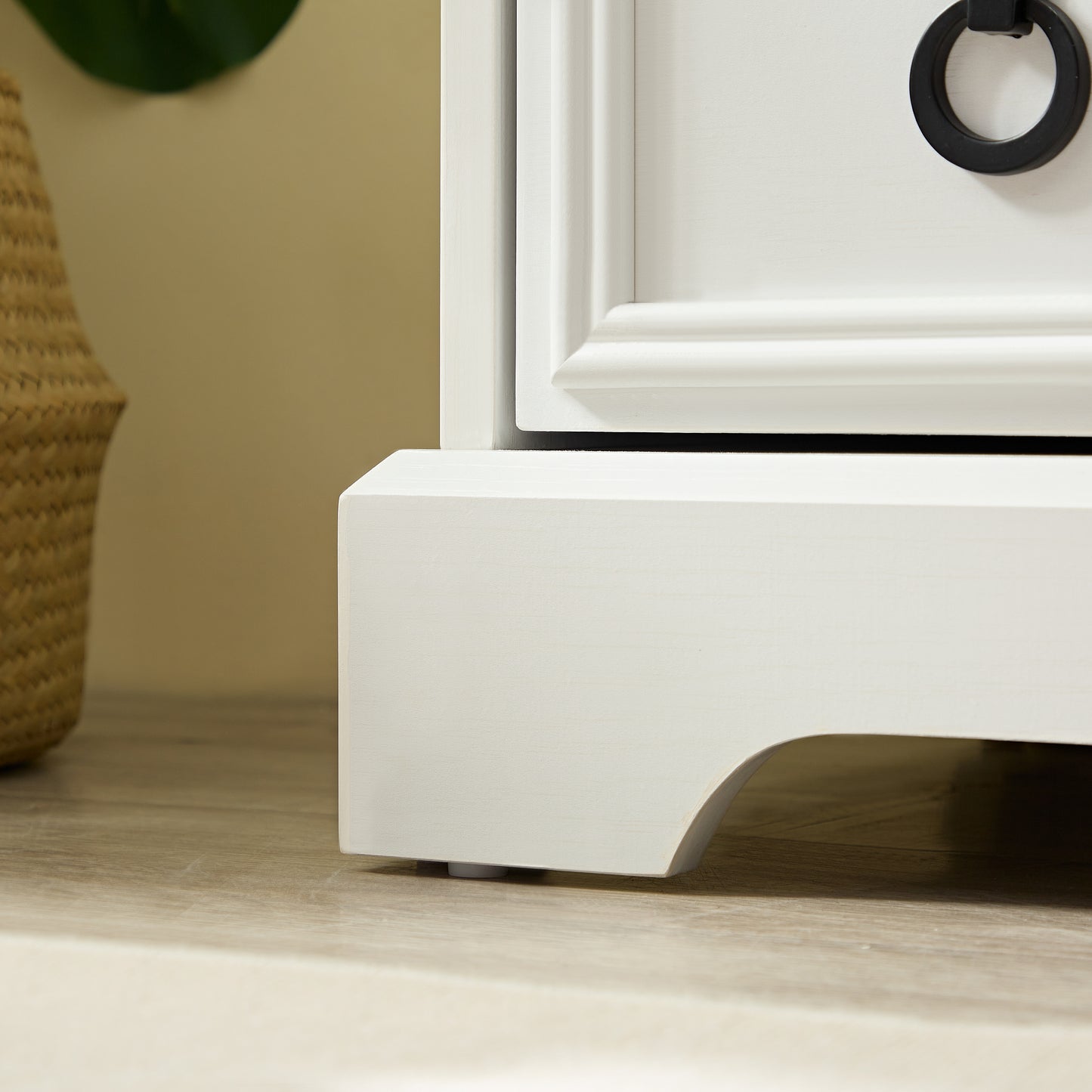 Modern 6 Drawer Dresser, Dressers For Bedroom, Tall Chest Of Drawers Closet Organizers & Storage Clothes - Easy Pull Handle, Textured Borders Living Room, Hallway,L 29.53xW15.75xH48.03 White