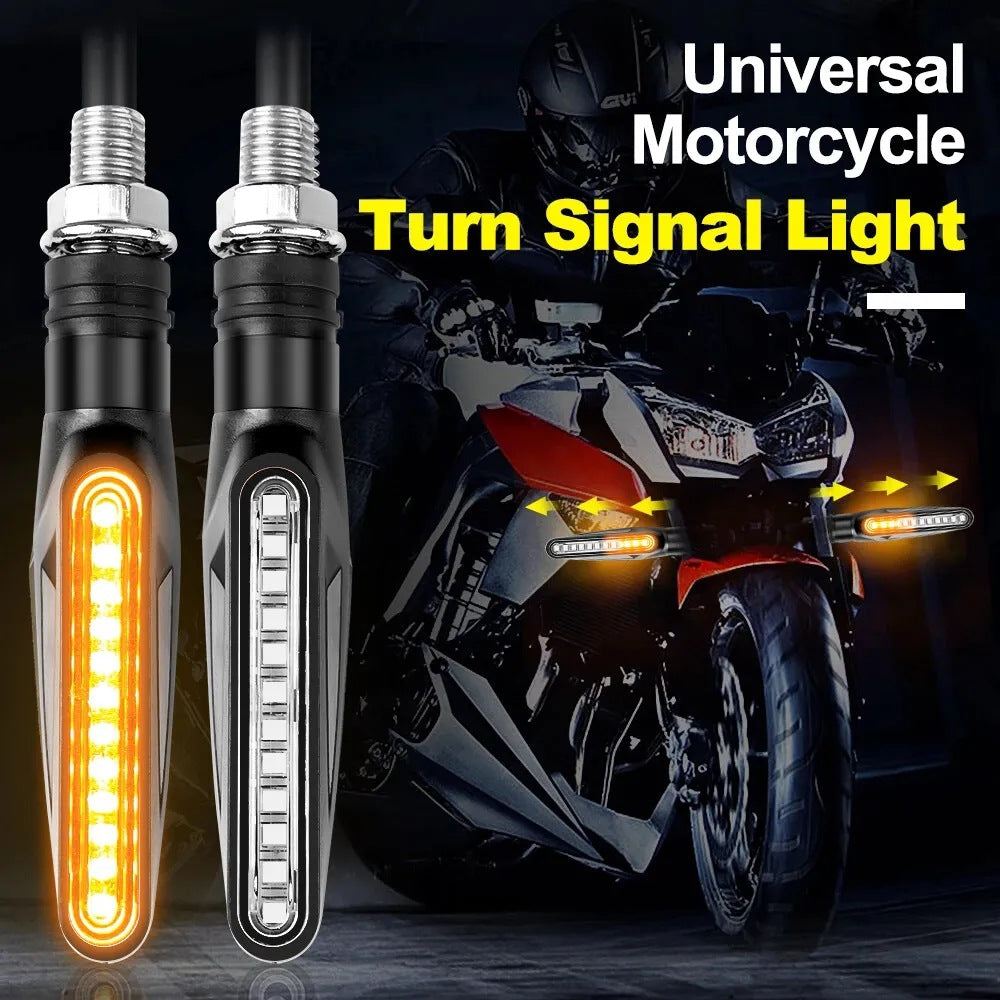 Wholesale Of LED Strip Sequential Turn Signals For Modified Motorcycle Accessories  12V Running Light Mode