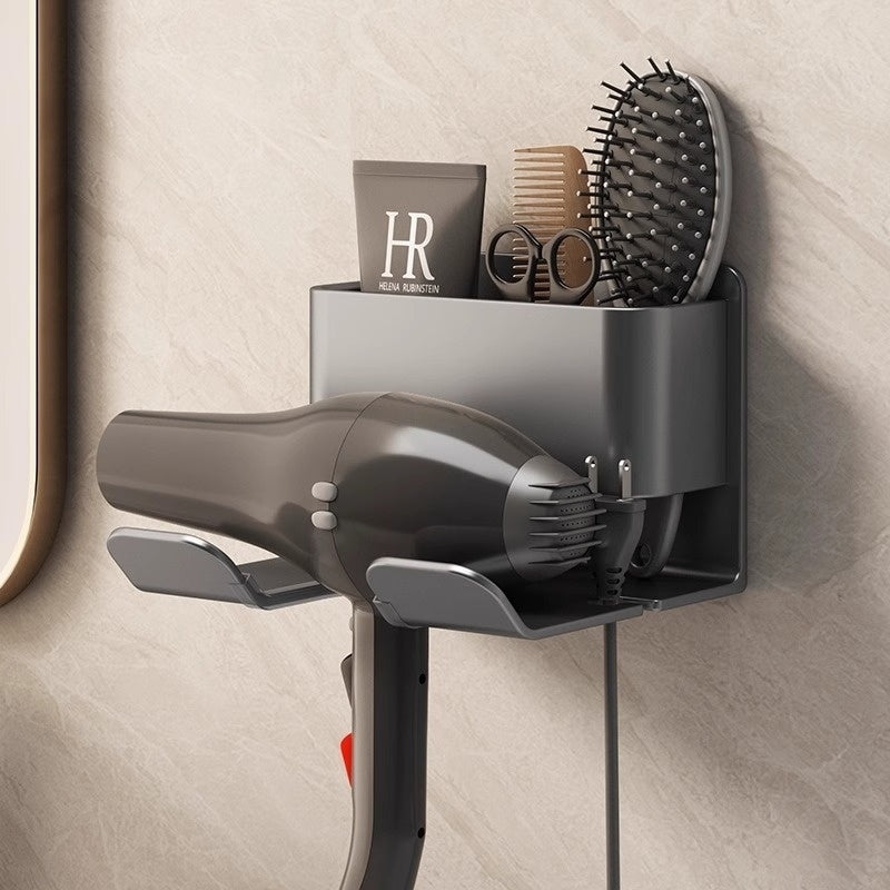 No-Drill Bathroom Wall-Mounted Shelf