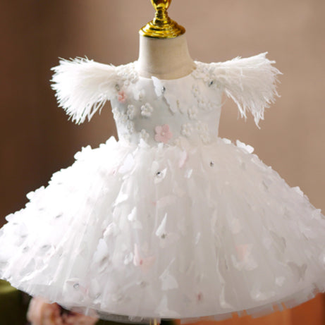 Girls Light Luxury Minority High-end Flower Dress