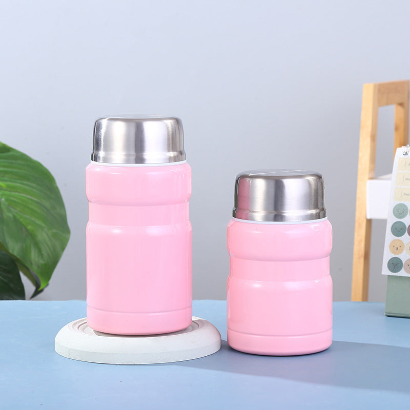 Large Capacity Portable Stainless Steel Household Insulation Braised Cup Thermal Pot Lunch Box