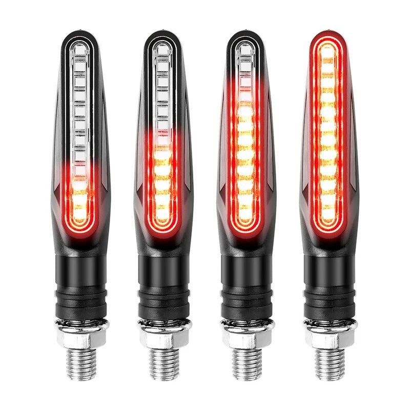 Wholesale Of LED Strip Sequential Turn Signals For Modified Motorcycle Accessories  12V Running Light Mode