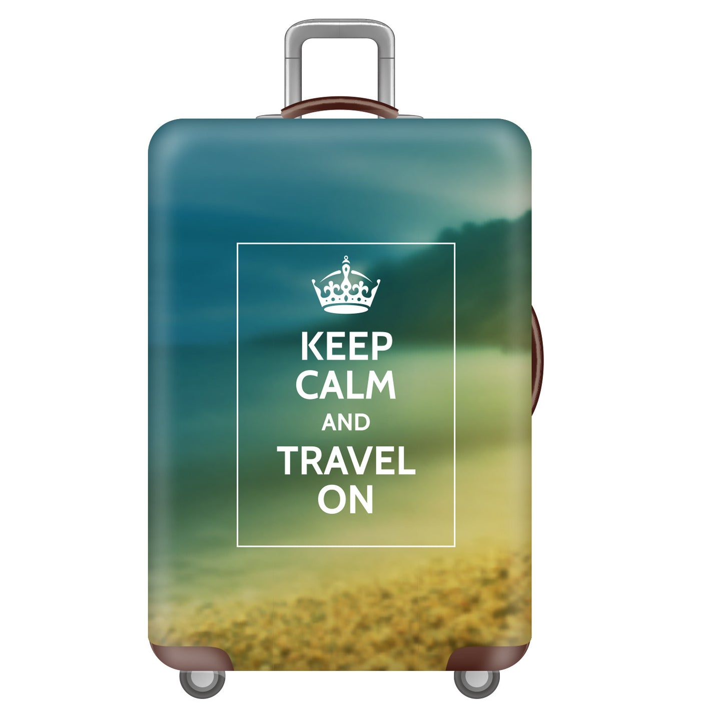 Polyester Suitcase Cover Suitcase Pull Rod