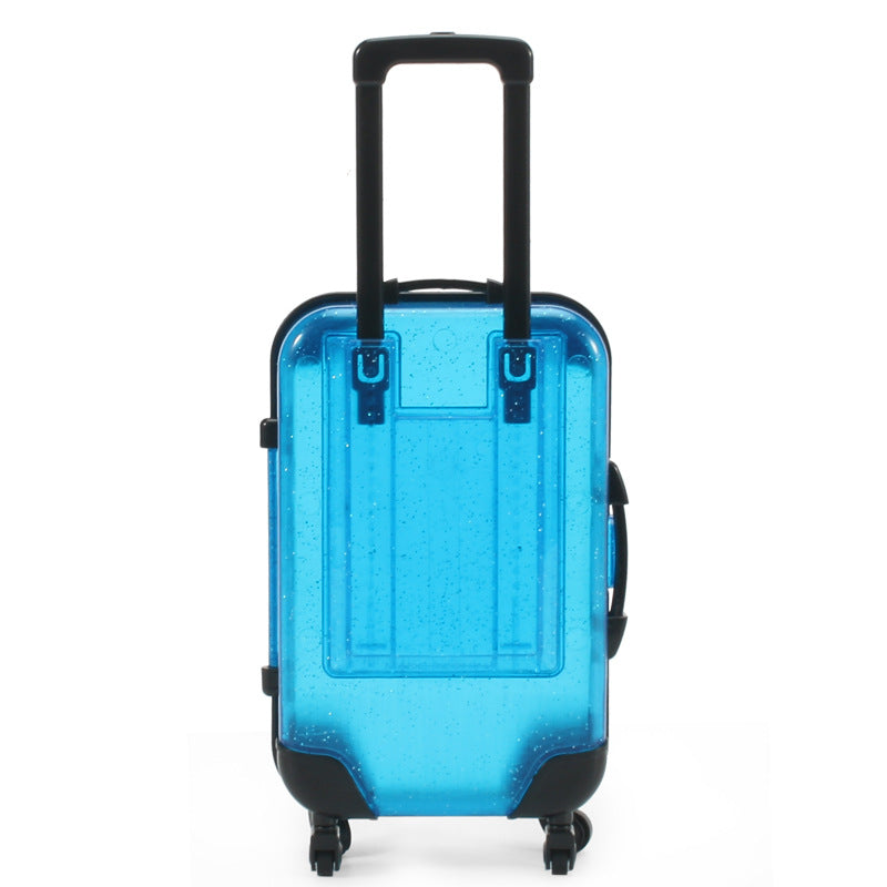 Children's Simple Cartoon Mini Suitcase Shape Storage Box