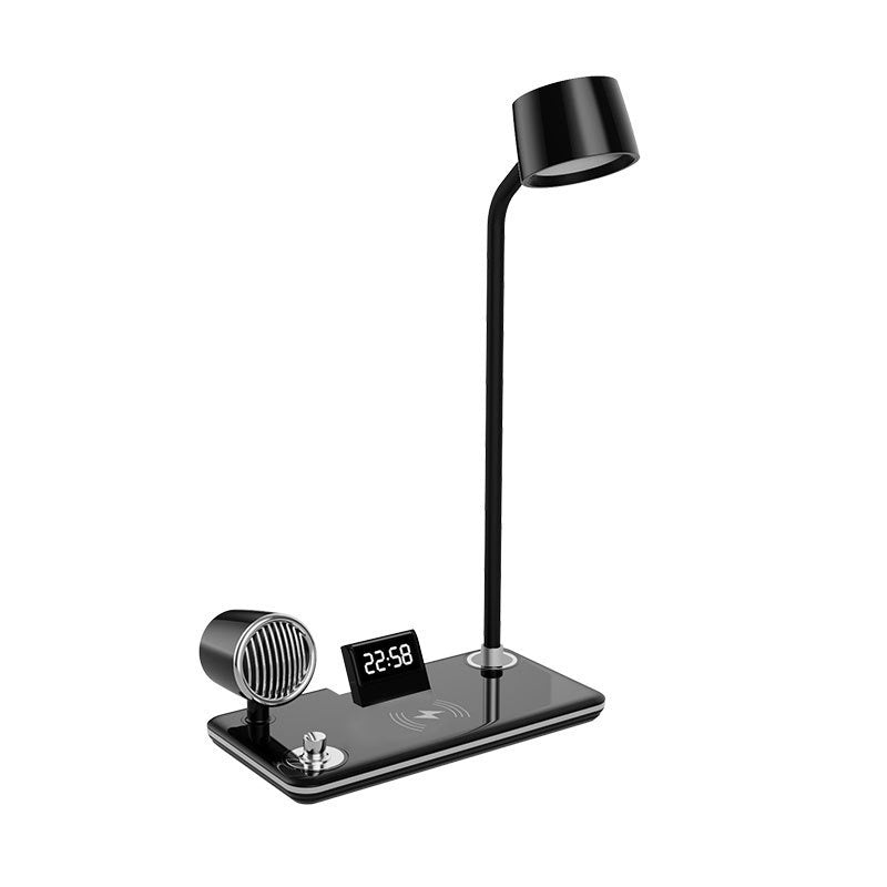 Intelligent Wireless Charging Lamp Digital Display Time Eye-protection Lamp