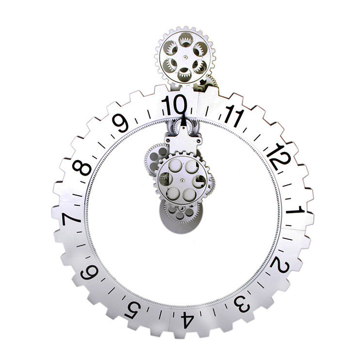 Antique Gear Clock Craft Clock Art  Large