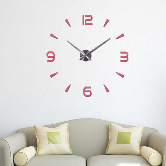 Round clock acrylic 3d sticker clock