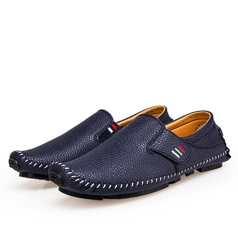 Peas shoes lazy leather shoes