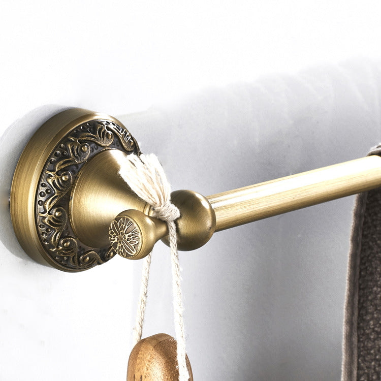 Antique towel rack for fashionable bathroom