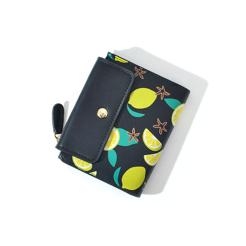 Women's Fashion Simple Tri-Fold Wallet Coin Purse