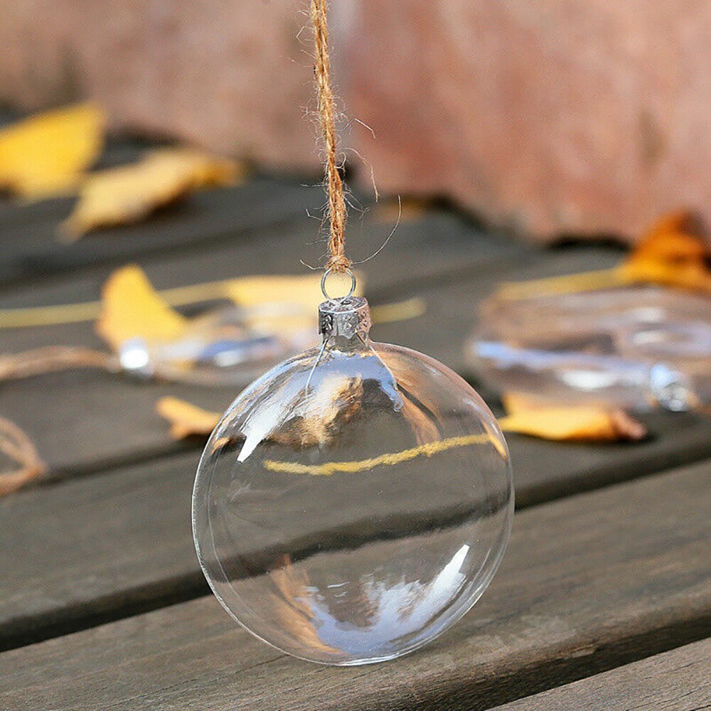 Transparent christmas ball