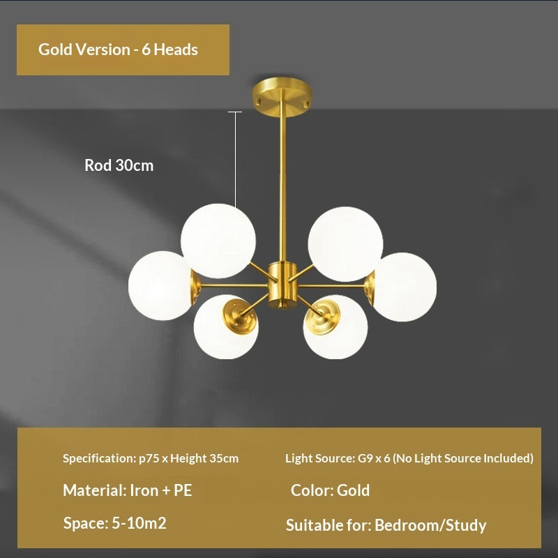 Modern Minimalist Crystal Creative Magic Bean Molecular Lamp