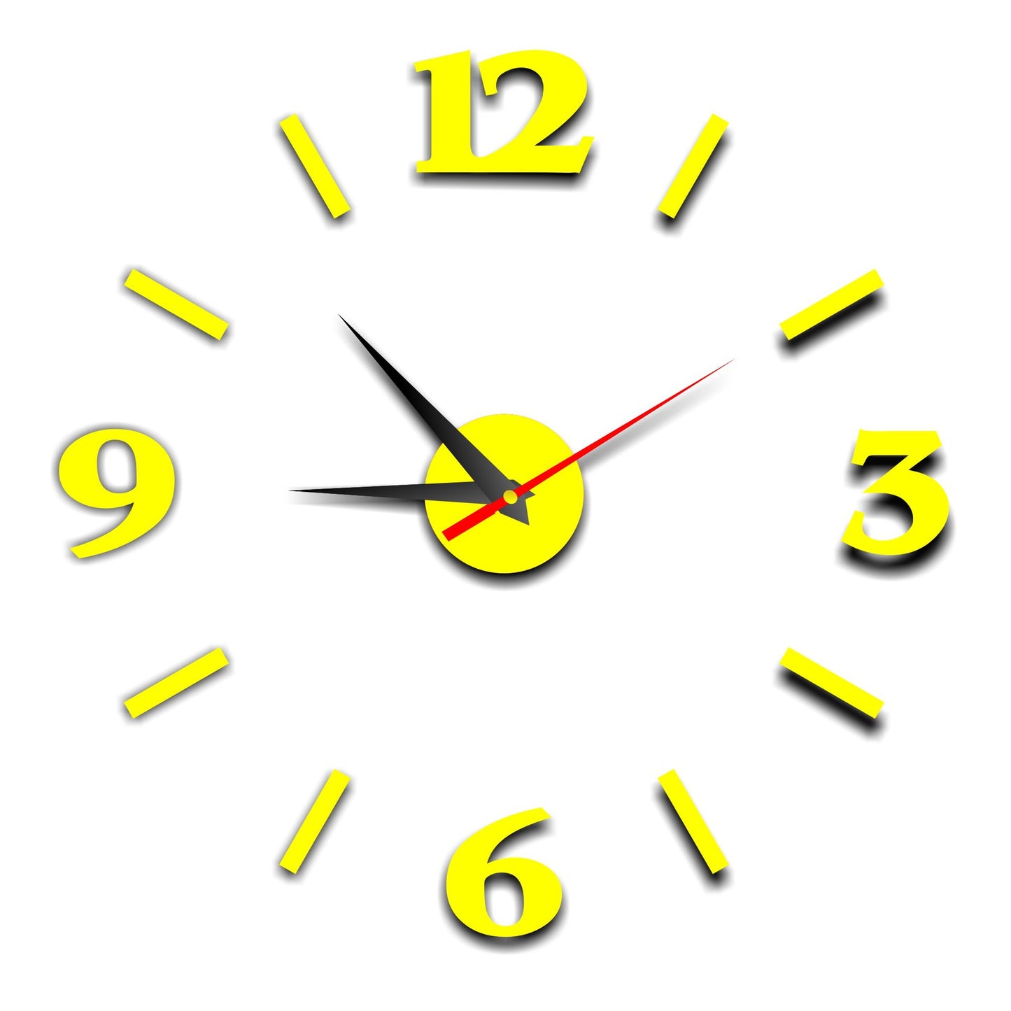 Wall Clock Living Room Personality Clock Large Wall Clock Mute Modern Minimalist Art Digital Clock
