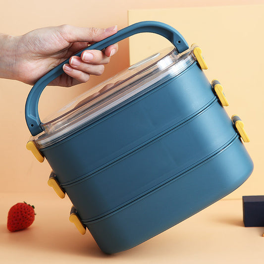 Portable Office Worker, Lightweight Insulated Lunch Box, Partition Type
