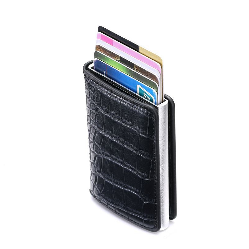 Pattern Wallet Metal Cartridge Automatically Pops Up