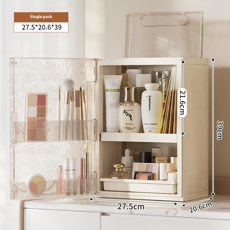Foldable Desktop Storage Rack Cosmetics Storage Box