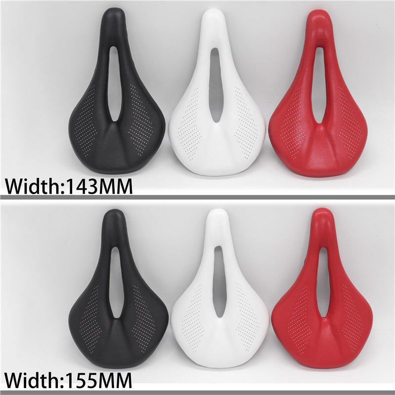 Full carbon Fiber and Leather Cushion Road Bike Mountain Bike Saddle