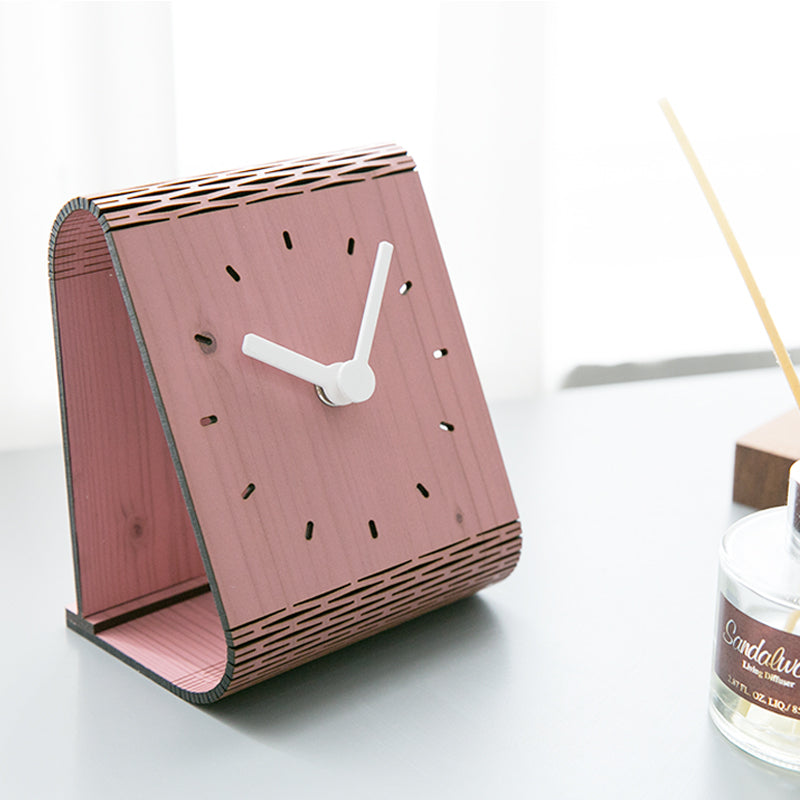 Simple Desktop Desk Clock Desktop Ornaments Desk Clock Bedroom Silent Pendulum Clock Home Wall Clock