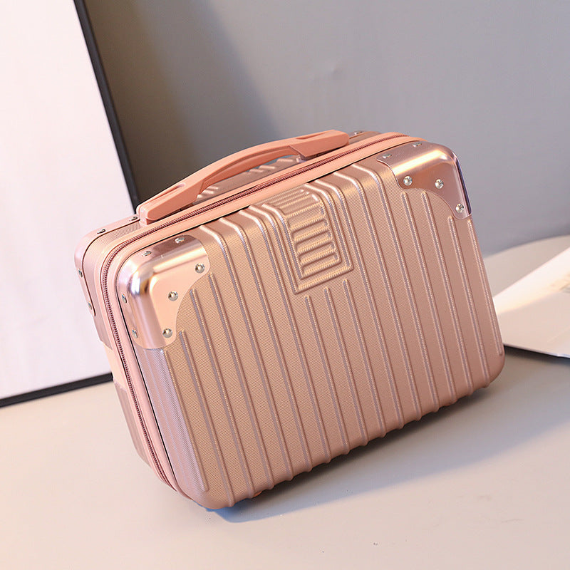 Portable Suitcase Female Small 14-inch MMakeup Box