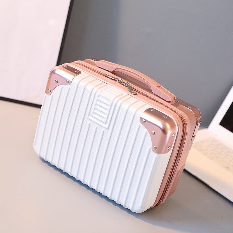 Portable Suitcase Female Small 14-inch MMakeup Box
