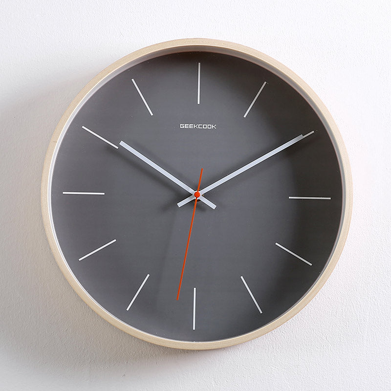 Wall Clock Ultra-quiet Fashion Clock Clock Nordic Bedroom Japanese Wall-mounted