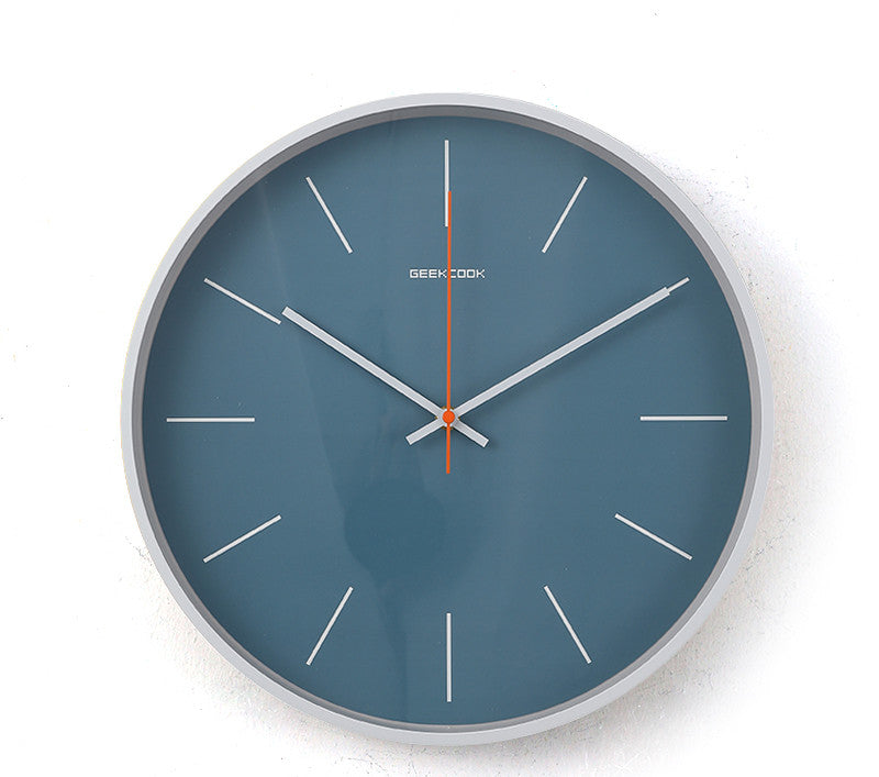 Wall Clock Ultra-quiet Fashion Clock Clock Nordic Bedroom Japanese Wall-mounted