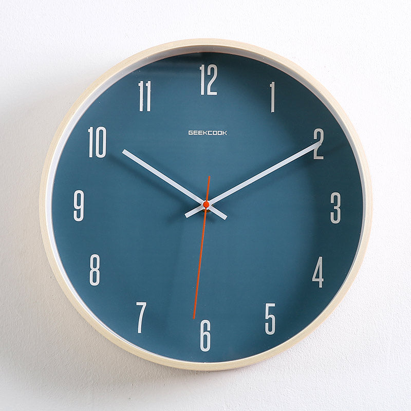 Wall Clock Ultra-quiet Fashion Clock Clock Nordic Bedroom Japanese Wall-mounted