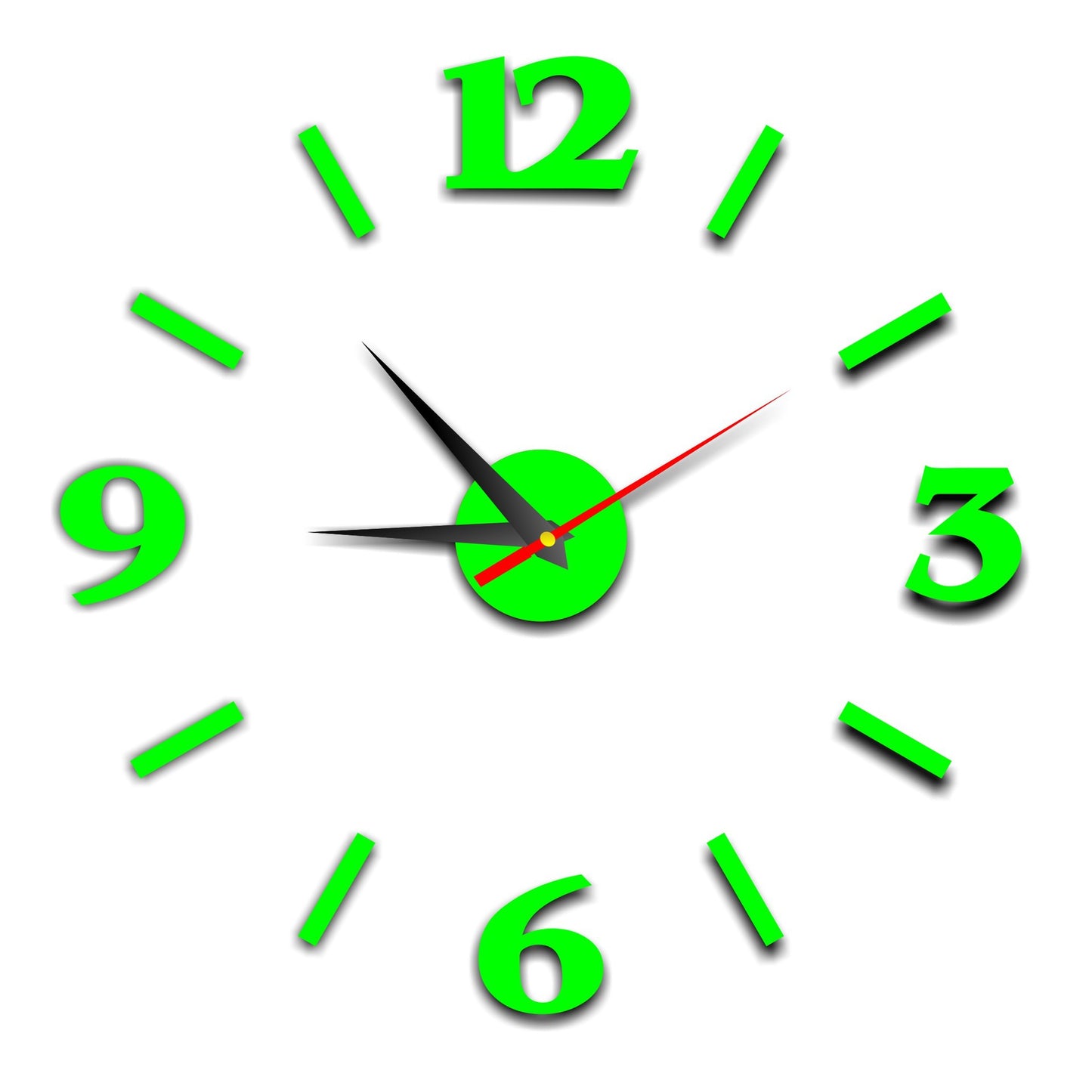 Wall Clock Living Room Personality Clock Large Wall Clock Mute Modern Minimalist Art Digital Clock