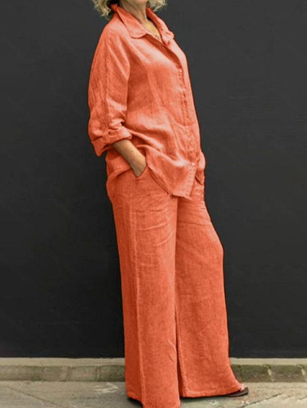 Women's Casual Urban Shirt Set