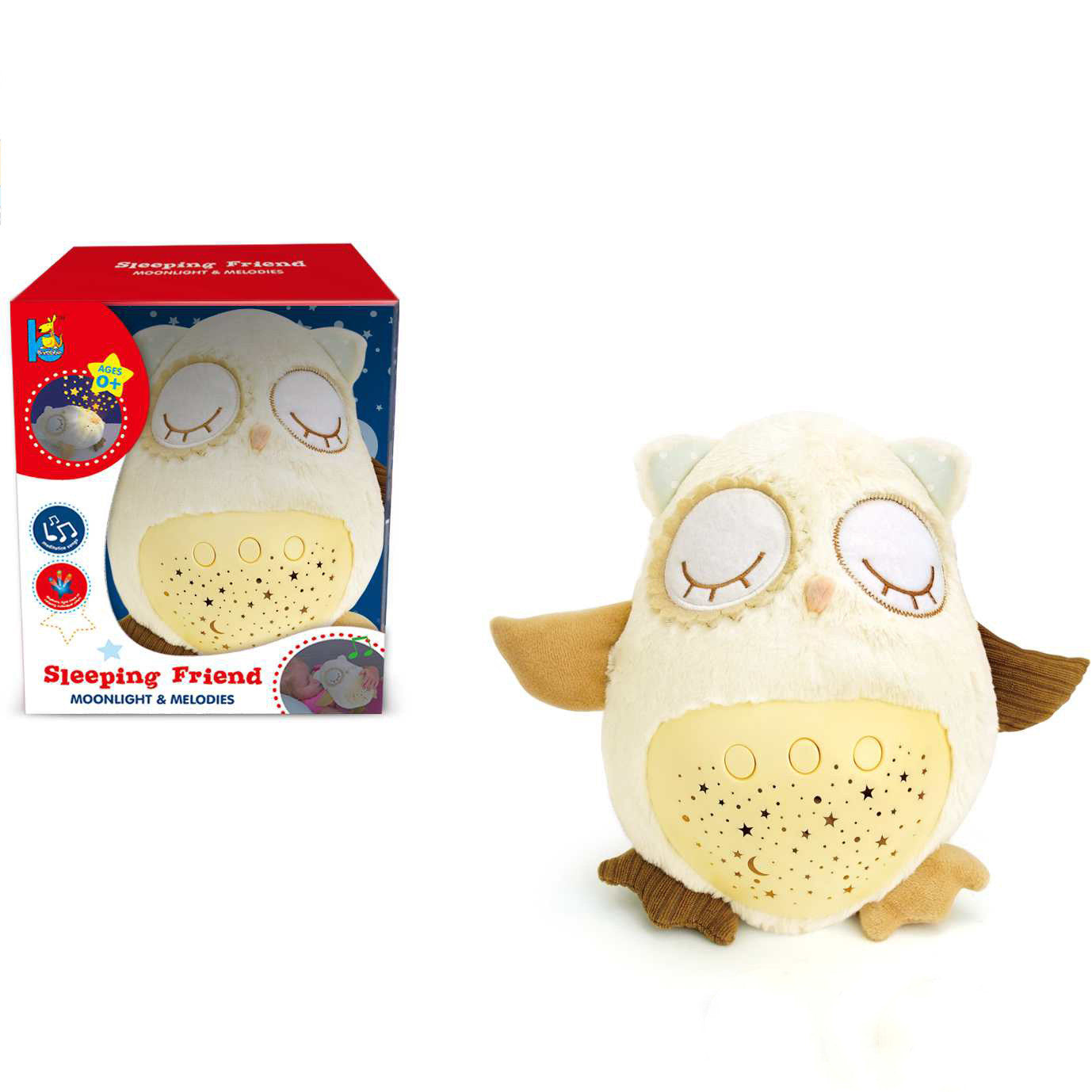 Baby soothing music glow toy