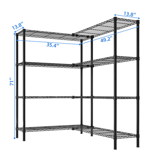 4-layer L-shaped Transformation With Freely Adjustable Interlayer Spacing Display Rack