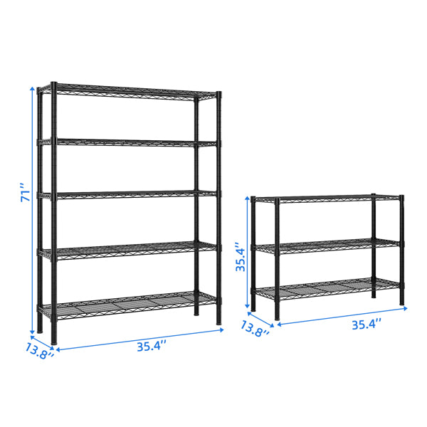 4-layer L-shaped Transformation With Freely Adjustable Interlayer Spacing Display Rack