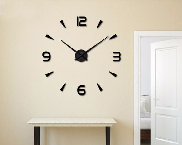 Round clock acrylic 3d sticker clock
