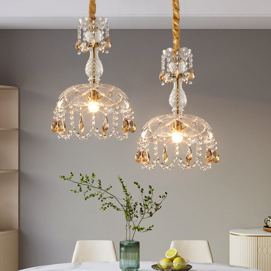 Bedroom Bedside Small Droplight Creative Crystal Hallway Corridor Lighting