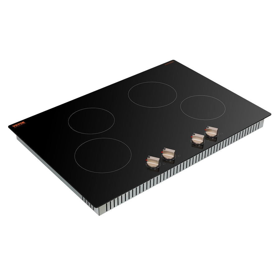 6600W 4 Burner Induction Cooktop Electric Countertop Burner Knob Control