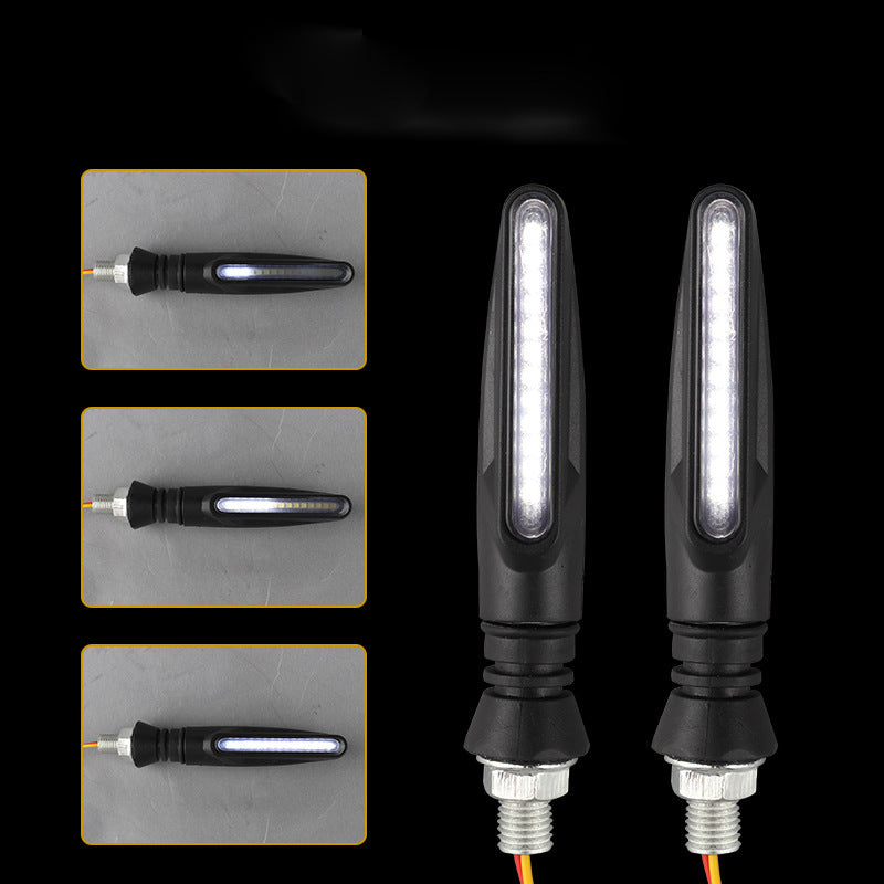 Wholesale Of LED Strip Sequential Turn Signals For Modified Motorcycle Accessories 12V Running Light Mode