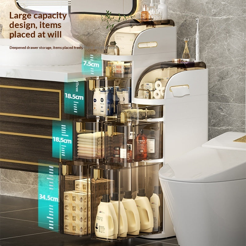 Bathroom Gap Storage Cabinet Drawer Type Home Storage Cabinet