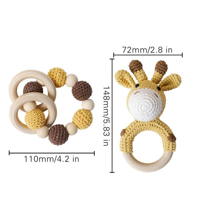 Baby Teethering Safety Wooden Toy