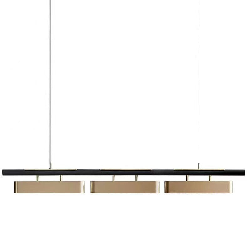 Rectangular Modern Metal Minimalist Pendant Light
